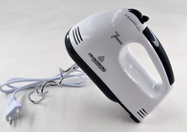 Ручной миксер с чашей 2 л Crownberg CB-7320 300 Ватт - изображение 4
