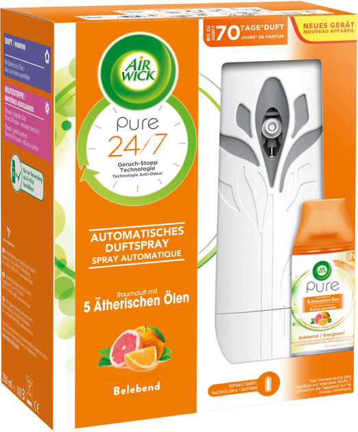 Автоматический Освежитель Air Wick Freshmatic Pure Апельсин И.