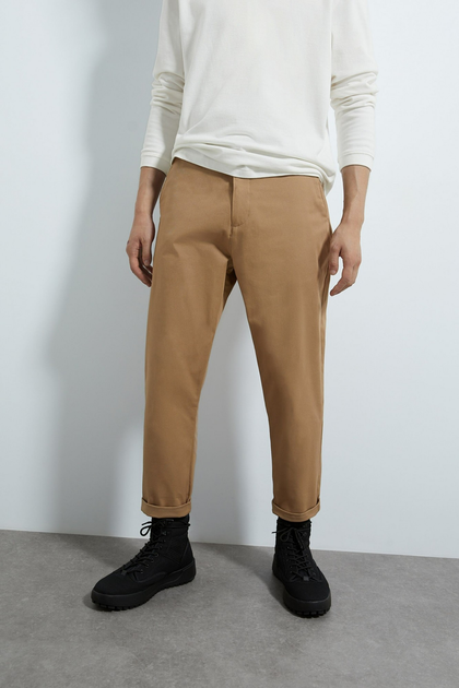 Zara chino sales trousers