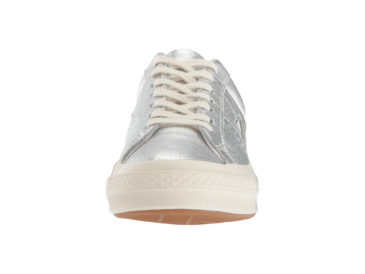 Converse one star sales heavy metallic