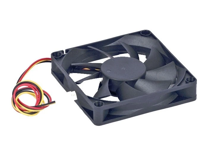 Вентилятор Gembird Sleeve D7015SM-3, 70x70x15 мм, 3-pin, чорний - Фото 1 Вентилятор Gembird Sleeve D7015SM-3, 70x70x15 мм, 3-pin, чорний - изображение 1