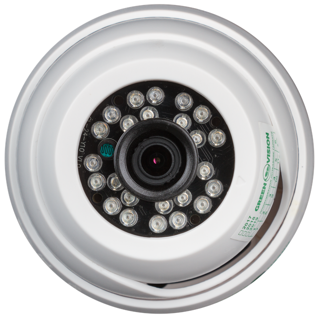 Гибридная купольная камера для внутренней установки GreenVision GV-051-GHD-G-DIA20-20 1080p - изображение 3