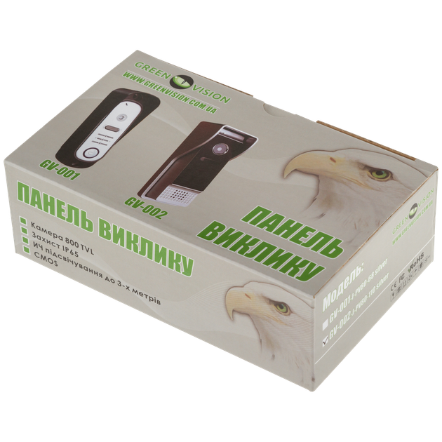 Виклична панель для відеодомофонів. GREEN VISION GV-002-J-PV80-110 silver - Фото 5 Виклична панель для відеодомофонів. GREEN VISION GV-002-J-PV80-110 silver - зображення 5