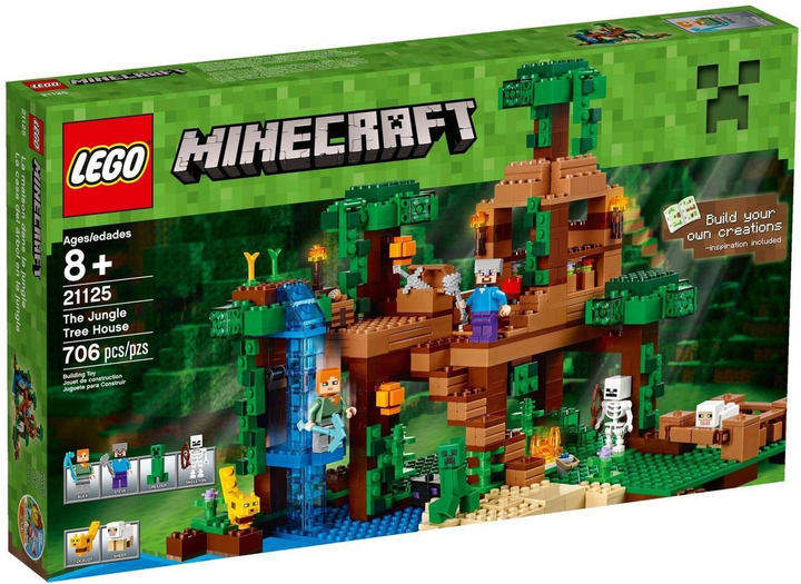 Lego minecraft set store the jungle treehouse