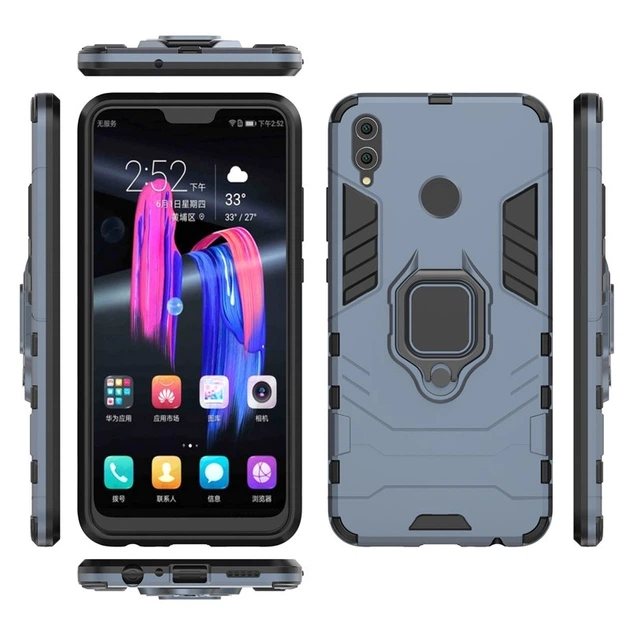 Ударопрочный чехол Transformer Ring for Magnet для Xiaomi Redmi Note 7 / Note 7 Pro / Note 7s Серый / Metal slate Без бренда - изображение 6
