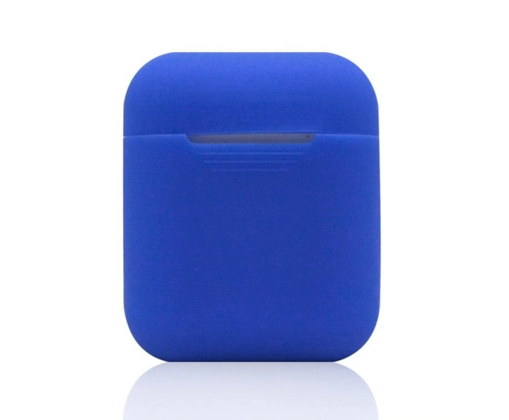Силиконовый чехол TopCase для беспроводных наушников Apple Airpods(синий) - зображення 1