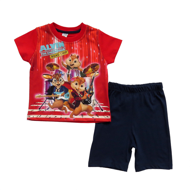 Костюм "Елвін і бурундуки" Kids Wear для хлопчика 98 см Червоний з ...