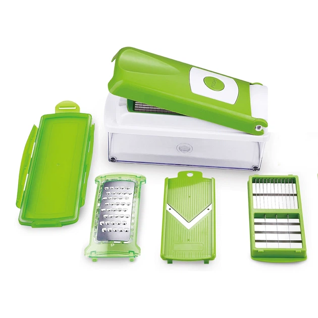 Овочерізка ручна терка шатківниця Nicer Dicer Ultra Green (D-2019090283) - Фото 4 Овочерізка ручна терка шатківниця Nicer Dicer Ultra Green (D-2019090283) - зображення 4
