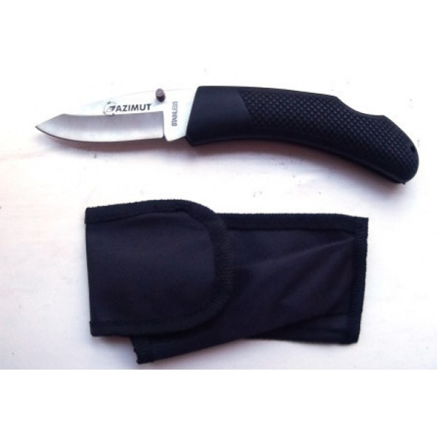 Нож складной с чехлом Azimut N-857 - изображение 1