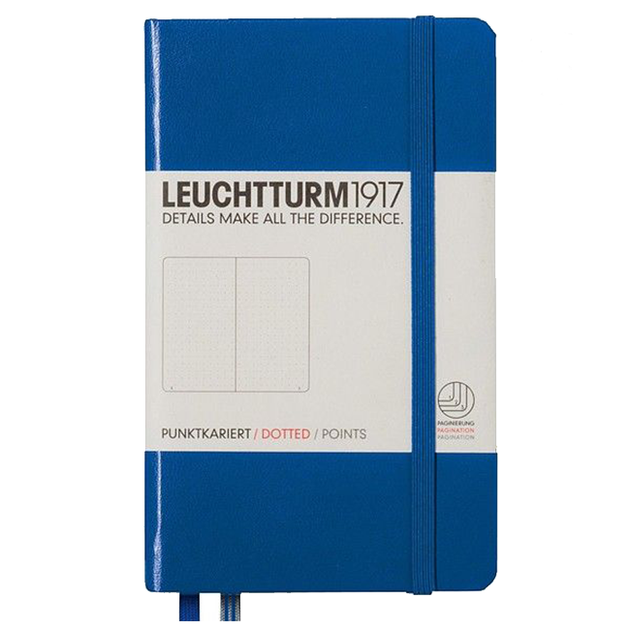 Блокнот Leuchtturm1917 Кишеньковий Королівський синій Крапка (344753) - Фото 1 Блокнот Leuchtturm1917 Кишеньковий Королівський синій Крапка (344753) - зображення 1