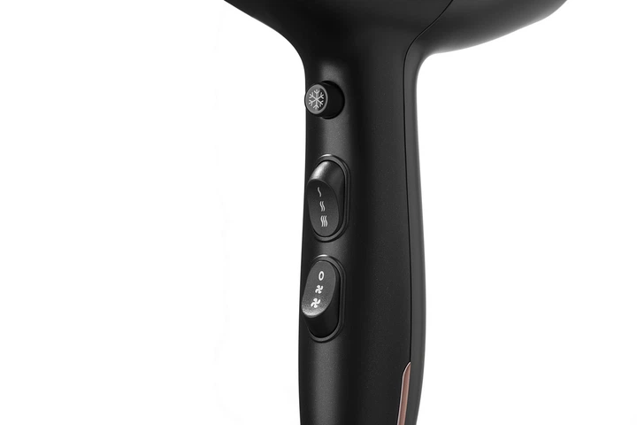 Фен Ardesto HD-Y220PRO/1850-2200Вт/2 скорости/ 3темп.режима/дифузор/черный+золото (HD-Y220PRO) - изображение 4