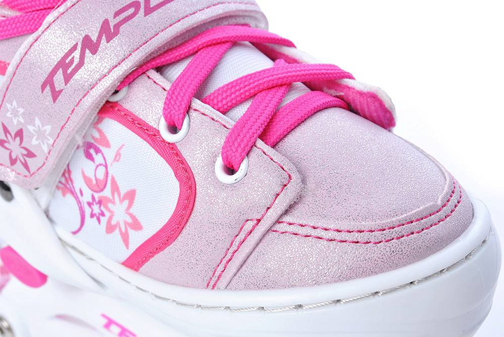 Роликовые коньки раздвижные Tempish Swist Flash размер 30-33 Pink (1000000032/PINK/30-33) (8592678102282) 