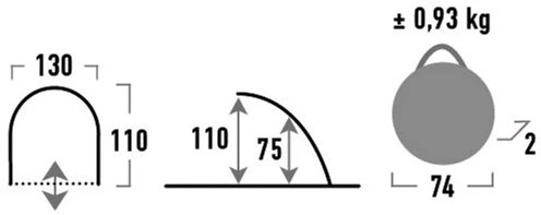 Namiot High Peak Palma 10126 (4001690101264) - obraz 3