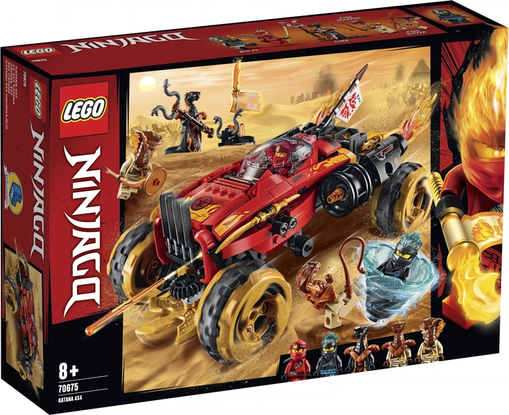 Конструктор LEGO Ninjago Внедорожник Катана 4x4 450 деталей (70675