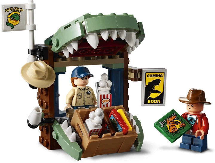 Конструктор LEGO Jurassic World Втеча дилофозавра 168 деталей