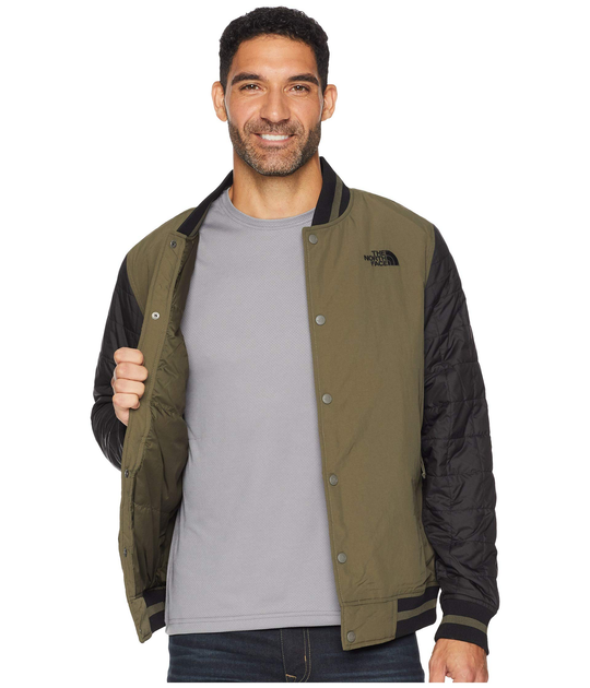 The north face deals transbay insulated varsity jacket