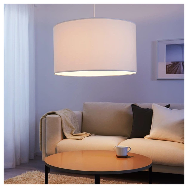 Абажур (плафон) для лампы IKEA (ИКЕА) NYMÖ 70см белый (002.564.92) - изображение 3