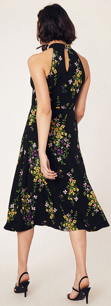 Oasis flower best sale bunch midi dress