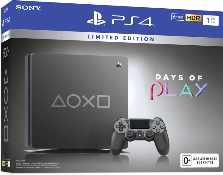 Nintendo Switch ps4 days of play limited edition PlayStation 4 1TB Days of Play Limited Edition (CUH-2208B) – фото