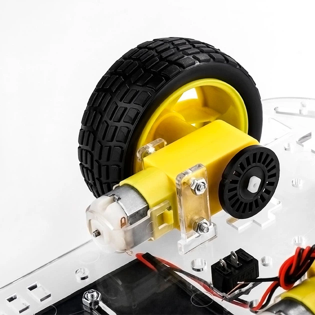 Акриловая платформа шасси 2WD для машинки Ардуино – фото, отзывы ...