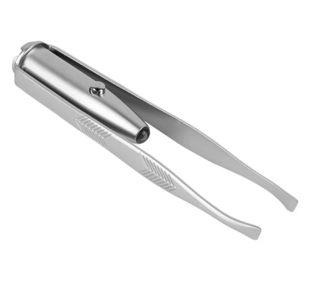 Пінцет для брів Led Flashlight eyebrow зі світлодіодним підсвічуванням - Фото 8 Пінцет для брів Led Flashlight eyebrow зі світлодіодним підсвічуванням - зображення 8