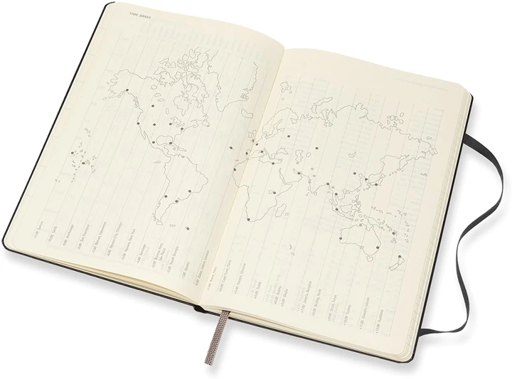 Еженедельник Moleskine 2019-2020 13 х 21 см 208 страниц Чёрный (8058647629421) - Фото 4 Еженедельник Moleskine 2019-2020 13 х 21 см 208 страниц Чёрный (8058647629421) - изображение 4