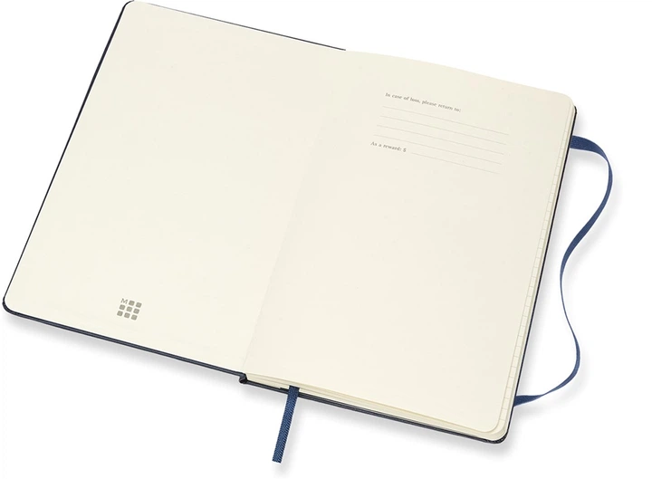 Еженедельник Moleskine 2019-2020 13 х 21 см 208 страниц Сапфир (8058647629476) - изображение 2