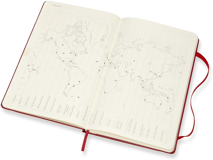 Еженедельник Moleskine Горизонтальный 2020 13 х 21 см 144 страницы Красный (8058647629292) - Фото 4 Еженедельник Moleskine Горизонтальный 2020 13 х 21 см 144 страницы Красный (8058647629292) - изображение 4