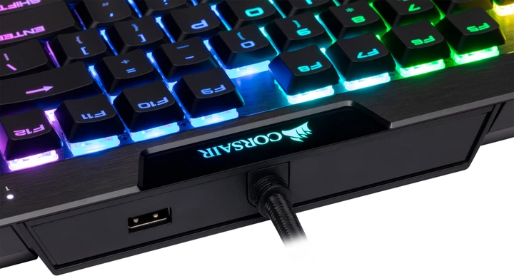 Клавиатура проводная Corsair K70 RGB MK.2 Low Profile Rapidfire