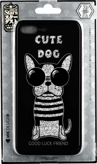 Etui WK WPC-087 do Apple iPhone 7 Plus/8 Plus Cute Dog Black (681920360735) - obraz 3
