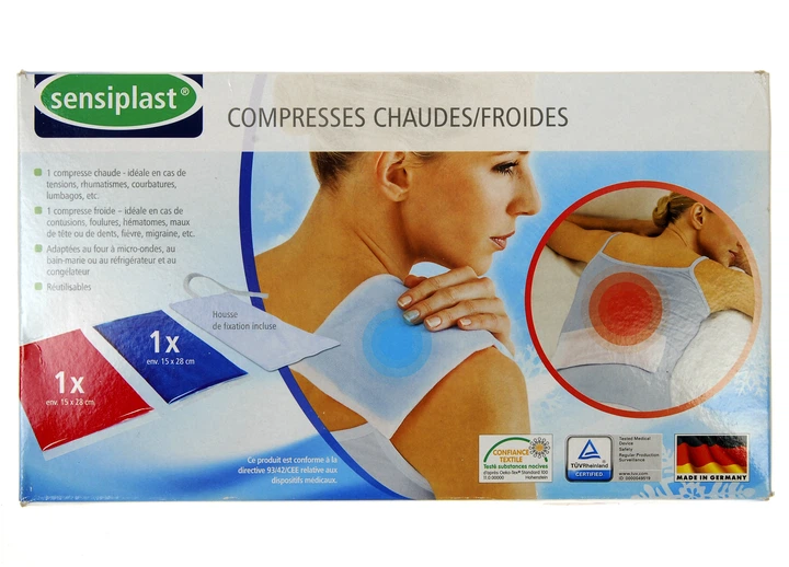 Гелевый компресс на спину (набор) sensiplast красный-синий L-120497_01 ...