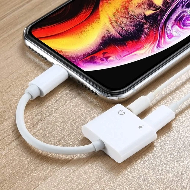 Переходник адаптер Lightning - 3.5 мм наушники + зарядка Lightning Alitek -Refurbished (48255y) - изображение 4
