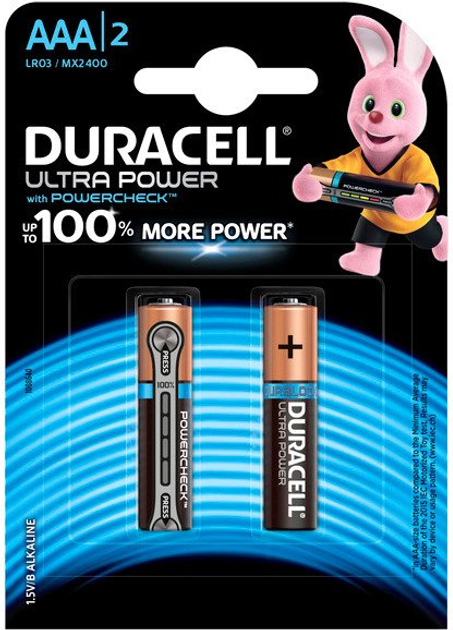 Батарейка Duracell LR03 MX2400 Ultra Power 1x2шт. (5004804) 242050 ...