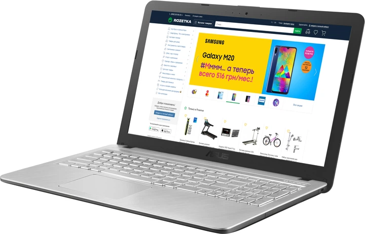 Ноутбук ASUS X543MA-GQ497 (90NB0IR6-M13680) Transparent Silver