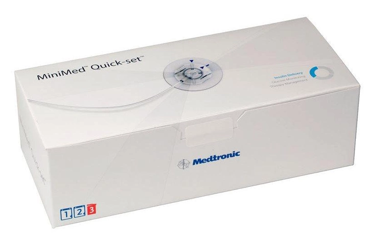 Катетеры для инсулиновой помпы Medtronic Quick-Set 9/60 Инфузионный набор 10 шт. - изображение 1