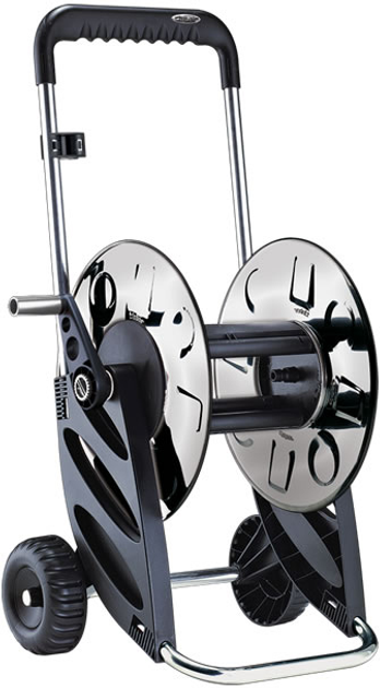 Тележка для шланга Claber Airon-Inox 1/2" - 60 м, 5/8" - 50 м (89790000 ...