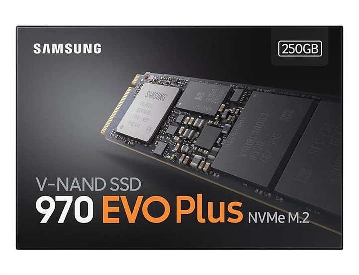 Накопитель SSD 250GB Samsung 970 EVO Plus M.2 PCIe 3.0 x4 V-NAND MLC (MZ-V7S250BW) - изображение 3