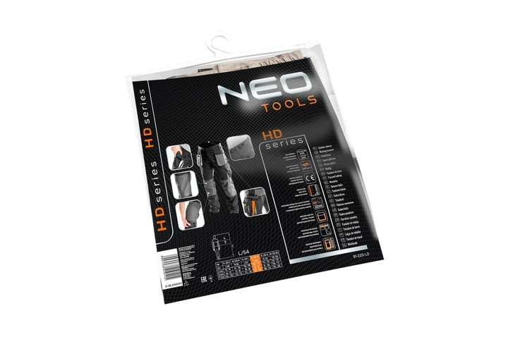 Брюки рабочие NEO L 52 81 220 L (81 220 L) - Фото 4 Брюки рабочие NEO L 52 81 220 L (81 220 L) - изображение 4