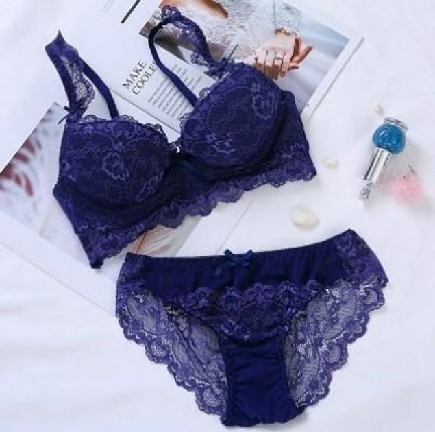 Комплект сексуального нижнего белья Nakedlady Квин Blue Синий, 75В от ...