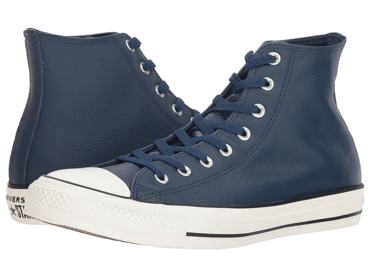 Converse chuck taylor leather blue new arrivals