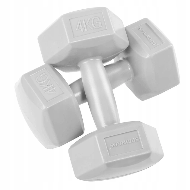 Гантелі Springos Hex 2 x 4 кг FA1035 - изображение 6