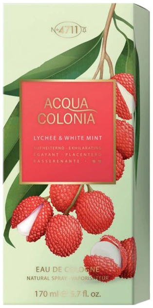 Одеколон для чоловіків 4711 Lychee&White Mint 170 мл (4011700747740) - зображення 3