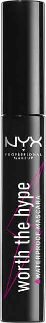 Туш для вій NYX Professional Makeup Worth The Hype водостійка 01 Black 7 мл (800897171155) - зображення 2