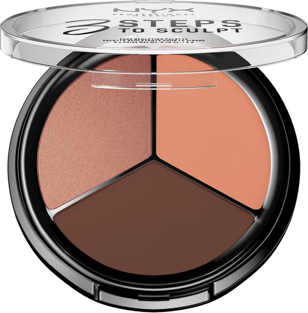 Палетка для контурирования NYX Professional Makeup 3 Steps To Sculpt 04 ...