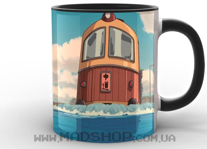 Кружка Унесенные Призраками транспорт на воде CP 03.08 - Фото 6 Кружка Унесенные Призраками транспорт на воде CP 03.08 - изображение 6