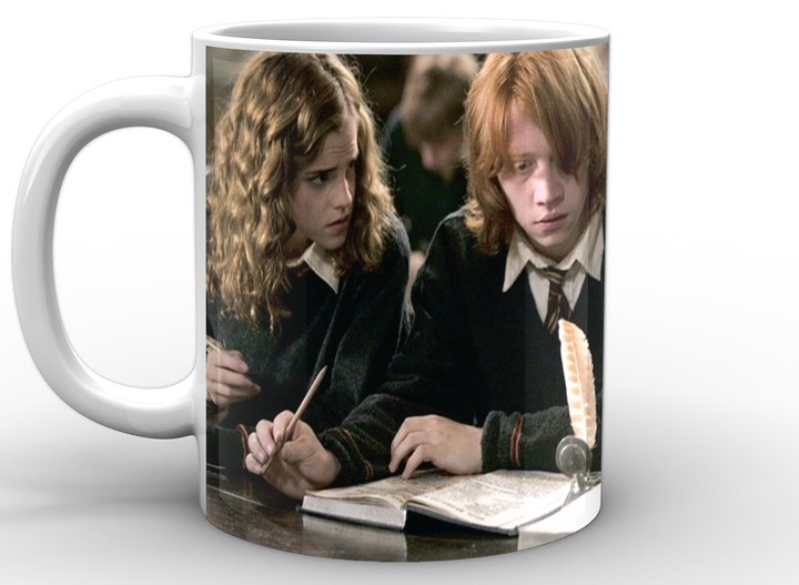 Чашка с принтом Harry Potter Гарри Поттер за учебой HP.02.004 Кружка керамическая 0,33 - изображение 3