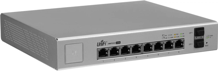 Gigabitowy przełącznik PoE Ubiquiti US-8-150W - obraz 2