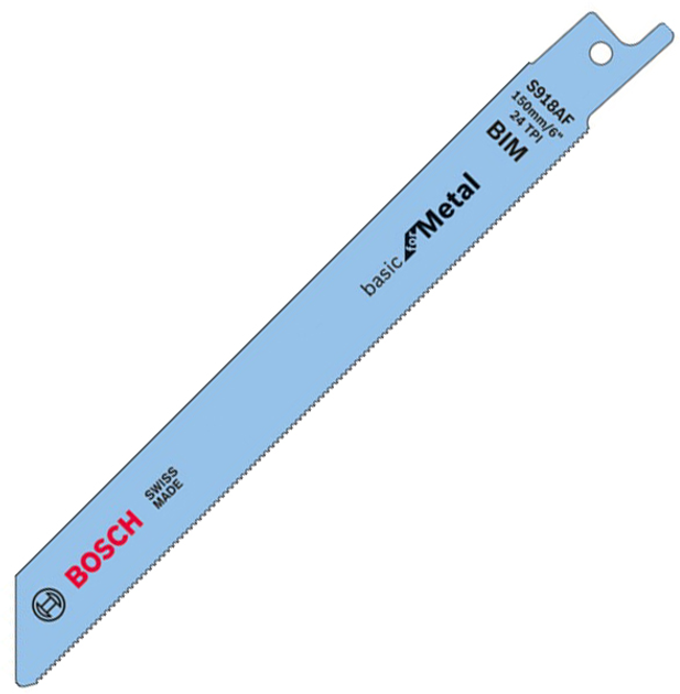  полотна для сабельной пилы Bosch S 918 АF Basic for Metal 2 шт .