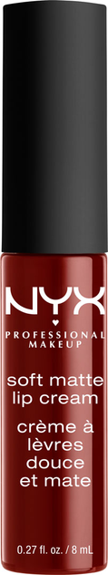 Акция на Рідка помада для губ NYX Professional Makeup Soft Matte Lip Cream 27 Madrid от Rozetka