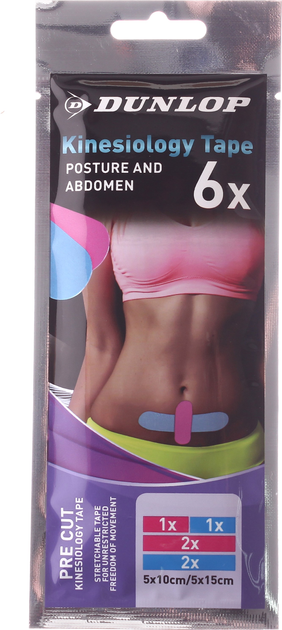 Кинезиологический тейп Dunlop Kinesiology tape posture&abdom (D86187) - изображение 2